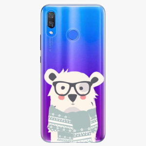 Plastový kryt iSaprio - Bear with Scarf - Huawei Y9 2019