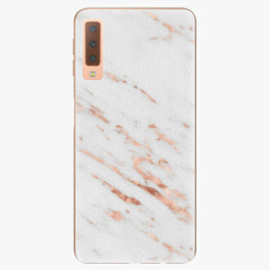 Plastový kryt iSaprio - Rose Gold Marble - Samsung Galaxy A7 (2018)