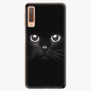 Plastový kryt iSaprio - Black Cat - Samsung Galaxy A7 (2018)
