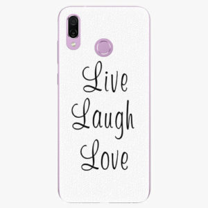 Plastový kryt iSaprio - Live Laugh Love - Huawei Honor Play