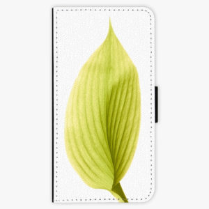 Flipové pouzdro iSaprio - Green Leaf - iPhone XS Max