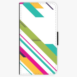 Flipové pouzdro iSaprio - Color Stripes 03 - iPhone XS Max