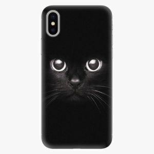 Silikonové pouzdro iSaprio - Black Cat - iPhone X