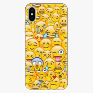 Silikonové pouzdro iSaprio - Emoji - iPhone X