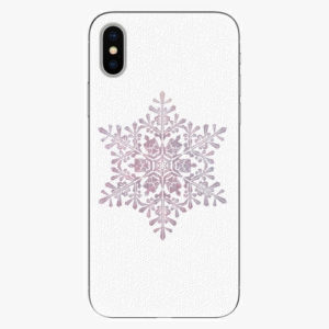 Silikonové pouzdro iSaprio - Snow Flake - iPhone X