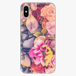 Silikonové pouzdro iSaprio - Beauty Flowers - iPhone X