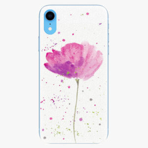 Silikonové pouzdro iSaprio - Poppies - iPhone XR