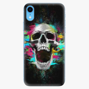 Silikonové pouzdro iSaprio - Skull in Colors - iPhone XR