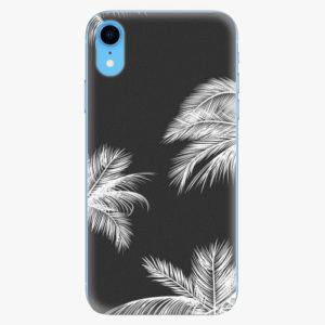Silikonové pouzdro iSaprio - White Palm - iPhone XR