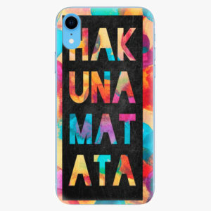 Silikonové pouzdro iSaprio - Hakuna Matata 01 - iPhone XR