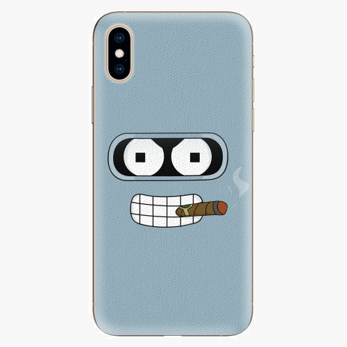 Silikonové pouzdro iSaprio - Bender - iPhone XS Silikonové pouzdro iSaprio - Bender - iPhone XS