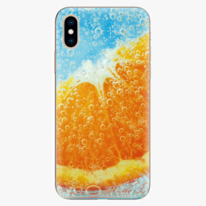 Silikonové pouzdro iSaprio - Orange Water - iPhone XS