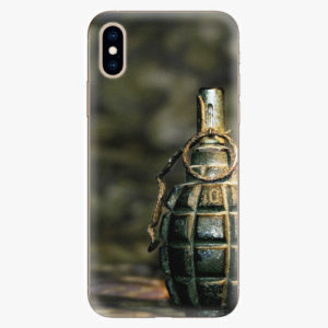 Silikonové pouzdro iSaprio - Grenade - iPhone XS