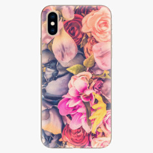 Silikonové pouzdro iSaprio - Beauty Flowers - iPhone XS