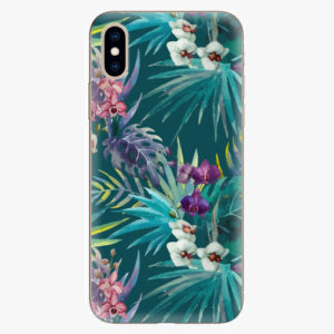 Silikonové pouzdro iSaprio - Tropical Blue 01 - iPhone XS