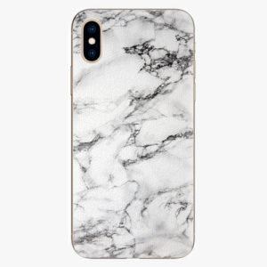 Silikonové pouzdro iSaprio - White Marble 01 - iPhone XS