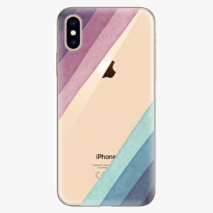 Silikonové pouzdro iSaprio - Glitter Stripes 01 - iPhone XS