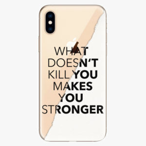 Silikonové pouzdro iSaprio - Makes You Stronger - iPhone XS