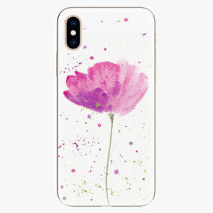 Silikonové pouzdro iSaprio - Poppies - iPhone XS