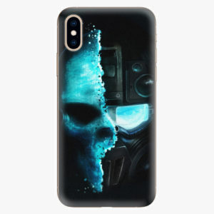 Silikonové pouzdro iSaprio - Roboskull - iPhone XS