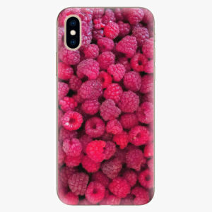Silikonové pouzdro iSaprio - Raspberry - iPhone XS