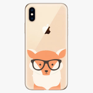 Silikonové pouzdro iSaprio - Orange Fox - iPhone XS