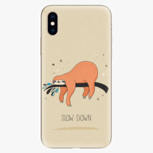 Silikonové pouzdro iSaprio - Slow Down - iPhone XS