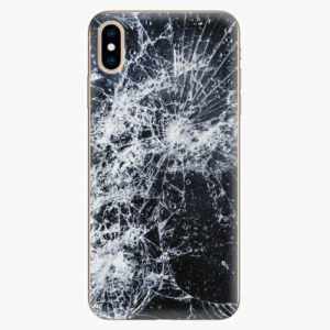 Silikonové pouzdro iSaprio - Cracked - iPhone XS Max