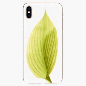 Silikonové pouzdro iSaprio - Green Leaf - iPhone XS Max