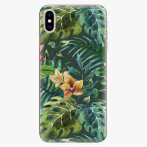 Silikonové pouzdro iSaprio - Tropical Green 02 - iPhone XS Max
