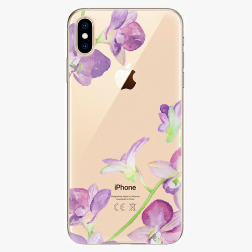 Silikonové pouzdro iSaprio - Purple Orchid - iPhone XS Max Silikonové pouzdro iSaprio - Purple Orchid - iPhone XS Max
