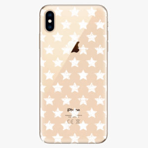 Silikonové pouzdro iSaprio - Stars Pattern - white - iPhone XS Max