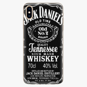 Silikonové pouzdro iSaprio - Jack Daniels - iPhone XS Max