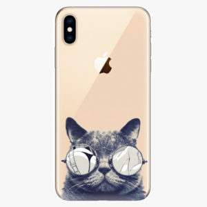 Silikonové pouzdro iSaprio - Crazy Cat 01 - iPhone XS Max