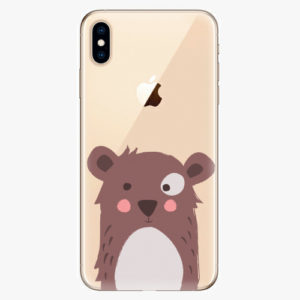Silikonové pouzdro iSaprio - Brown Bear - iPhone XS Max