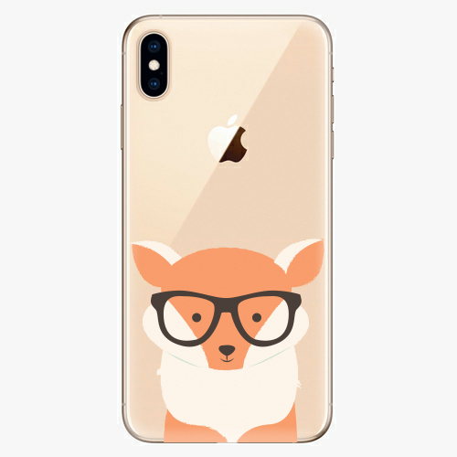 Silikonové pouzdro iSaprio - Orange Fox - iPhone XS Max Silikonové pouzdro iSaprio - Orange Fox - iPhone XS Max