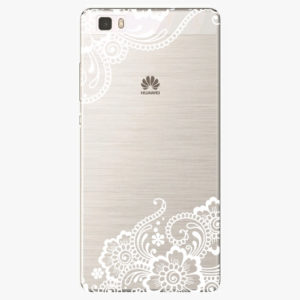 Silikonové pouzdro iSaprio - White Lace 02 - Huawei Ascend P8 Lite