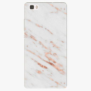 Silikonové pouzdro iSaprio - Rose Gold Marble - Huawei Ascend P8 Lite