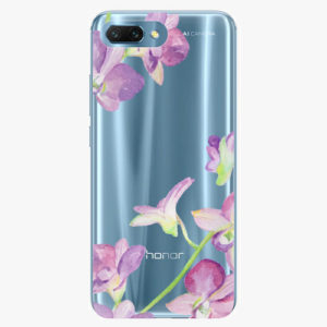 Silikonové pouzdro iSaprio - Purple Orchid - Huawei Honor 10