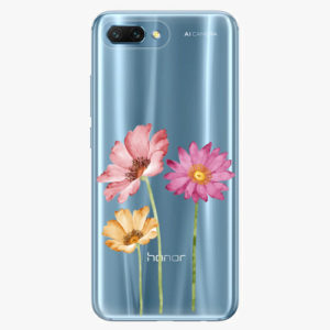 Silikonové pouzdro iSaprio - Three Flowers - Huawei Honor 10