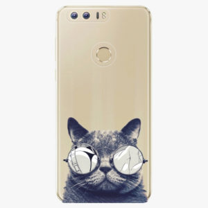 Silikonové pouzdro iSaprio - Crazy Cat 01 - Huawei Honor 8