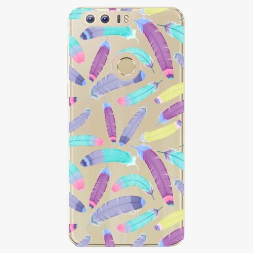 Silikonové pouzdro iSaprio - Feather Pattern 01 - Huawei Honor 8 Silikonové pouzdro iSaprio - Feather Pattern 01 - Huawei Honor 8