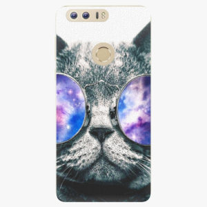 Silikonové pouzdro iSaprio - Galaxy Cat - Huawei Honor 8