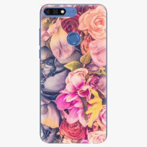 Silikonové pouzdro iSaprio - Beauty Flowers - Huawei Honor 7C