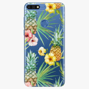 Silikonové pouzdro iSaprio - Pineapple Pattern 02 - Huawei Honor 7C