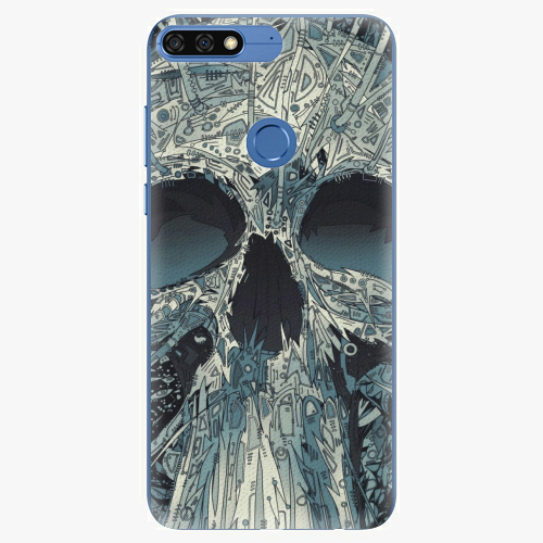 Silikonové pouzdro iSaprio - Abstract Skull - Huawei Honor 7C Silikonové pouzdro iSaprio - Abstract Skull - Huawei Honor 7C