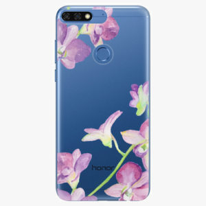 Silikonové pouzdro iSaprio - Purple Orchid - Huawei Honor 7C