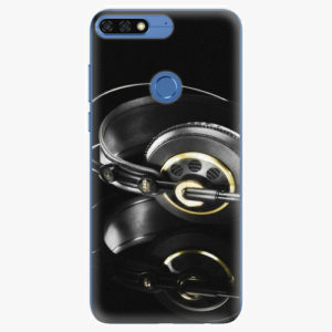 Silikonové pouzdro iSaprio - Headphones 02 - Huawei Honor 7C