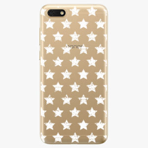 Silikonové pouzdro iSaprio - Stars Pattern - white - Huawei Honor 7S