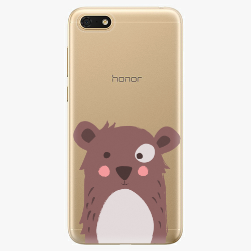 Silikonové pouzdro iSaprio - Brown Bear - Huawei Honor 7S Silikonové pouzdro iSaprio - Brown Bear - Huawei Honor 7S